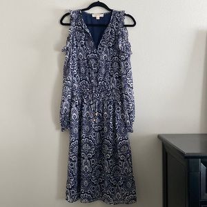 Michael Kors Cut Out Shoulder Dress